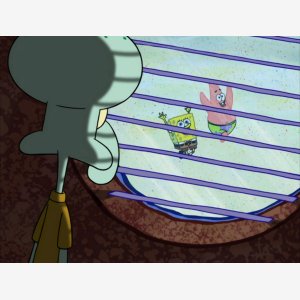 Spongebob Carlo Looking Window